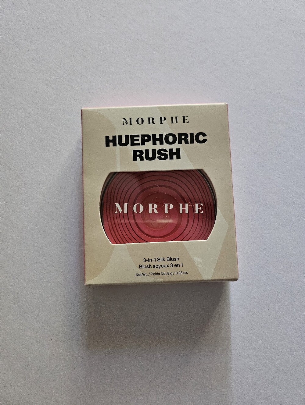 NEW Morphe Huephoric Rush Cream Blush 3 in 1 Silk Blush in PLEASURED 8g/.28oz